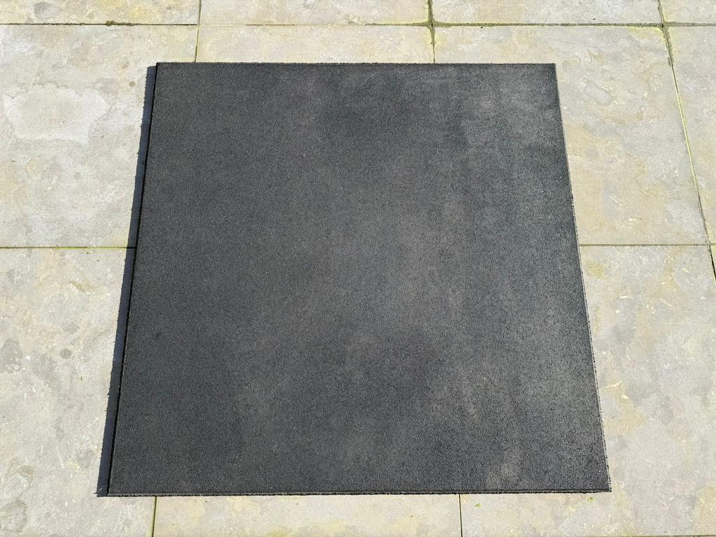 6x sportvloer Rubber Granulaat tegel - Extreme bescherm, Ophalen, Gebruikt, Fitnessmat