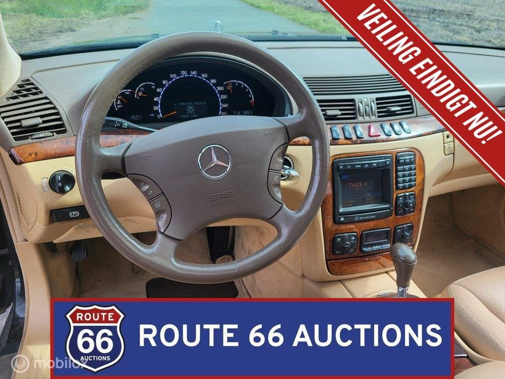 Mercedes-Benz S 55 AMG | 2002 | Route 66 Auctions, Autos, Mercedes-Benz, Achat, Entreprise, Boîte manuelle, Autre carrosserie