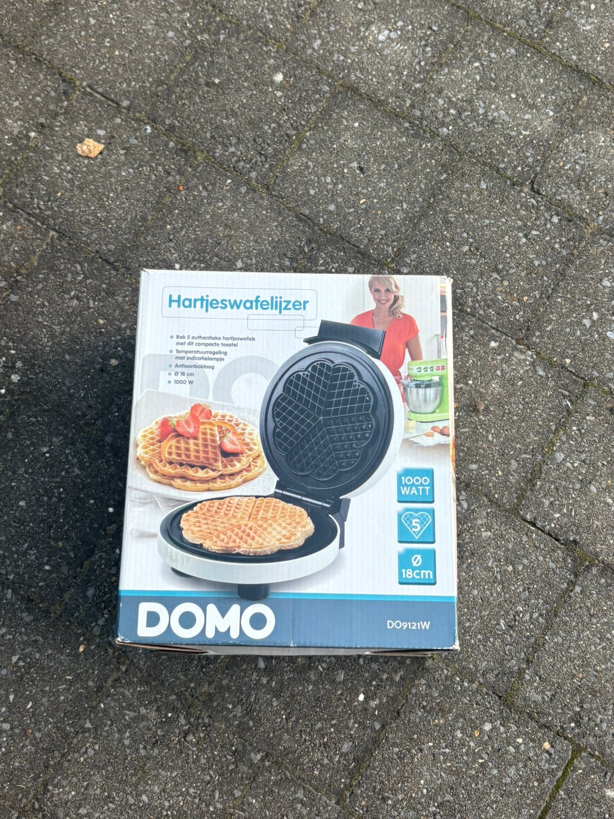 Domo wafelijzer, Ophalen, Zo goed als nieuw