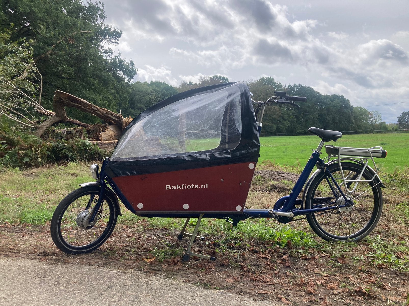 Vélo cargo électrique bakfiets Point NL, Vélos & Vélomoteurs, Autres marques, Électrique, Comme neuf, Enlèvement