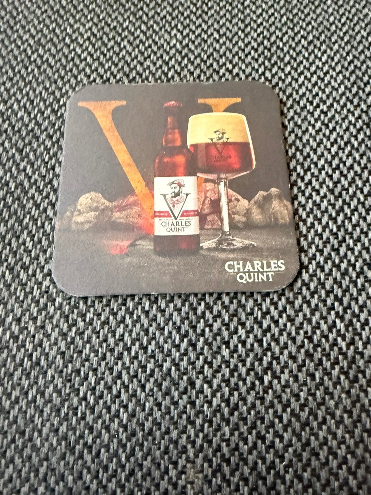 Tapis à bière Charles Quint, Enlèvement ou Envoi, Comme neuf, Sous-bock, Autres marques
