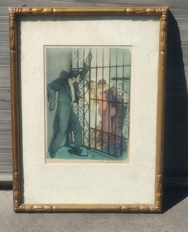 Lithographie signe Philippe swyncop, Antiek en Kunst, Ophalen of Verzenden, Lithografie