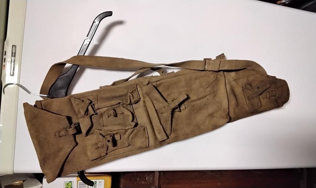 2eme GUERRE : HOUSSE DE TRANSPORT CANON BREN, Enlèvement ou Envoi, Armée de terre, Autres types