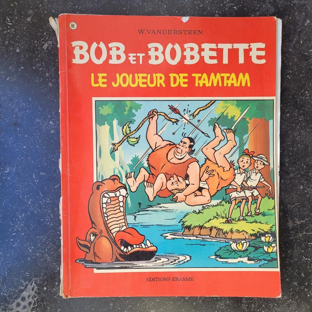 Album Bob en Bobette n° 88 : " de tamtam player”, Gelezen, Willy Vandersteen, Eén stripboek, Ophalen of Verzenden