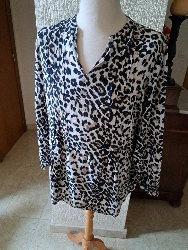 Greenfield tuniek met panterprint 46, Vêtements | Femmes, Blouses & Tuniques, Enlèvement ou Envoi, Comme neuf, Taille 46/48 (XL) ou plus grande