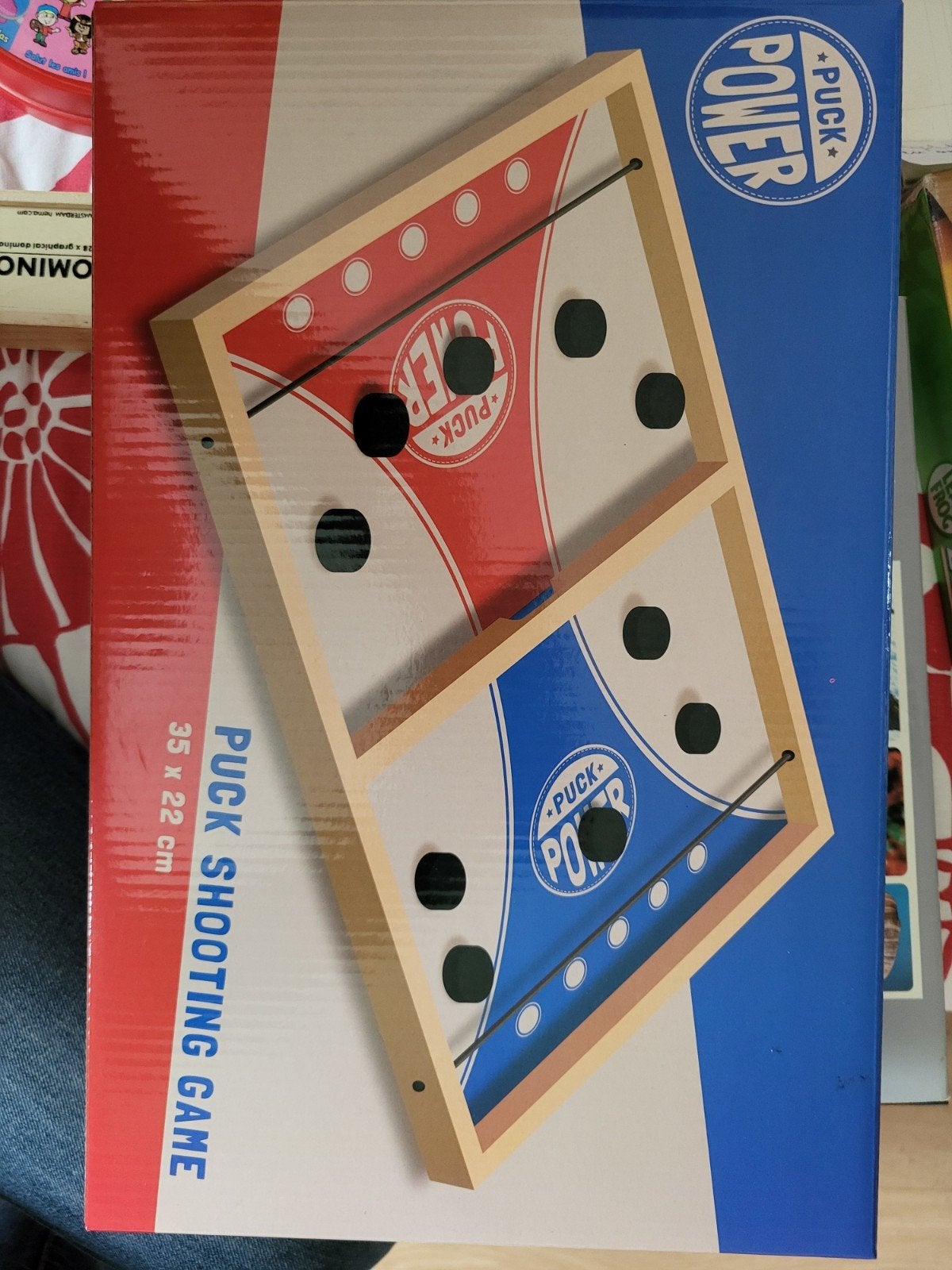 puck shooting game, Ophalen, Zo goed als nieuw