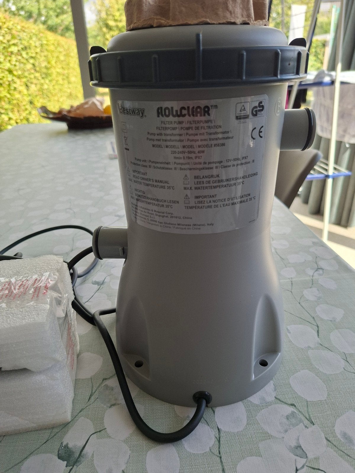 filterpomp flowclear, Enlèvement, Neuf, Filtre