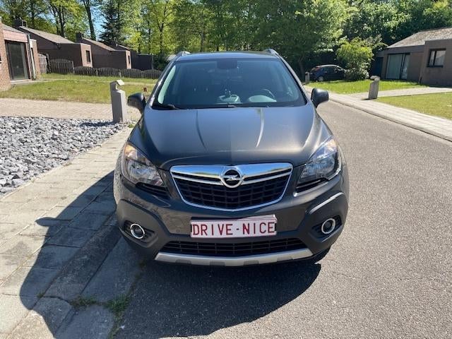 Opel Mokka 1.6I, 2 Kleuren leder, Zetel + Stuurverwarming, Auto's, Voorwielaandrijving, 4 cilinders, Leder, SUV of Terreinwagen