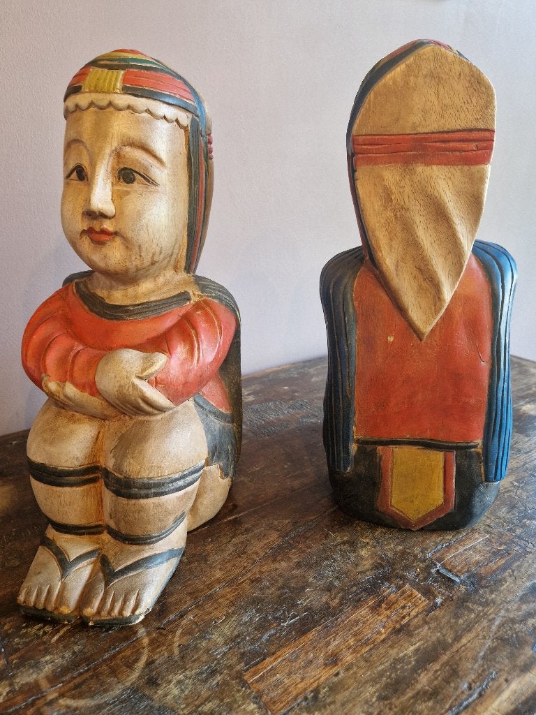 Antieke Oost Europese Boekensteun Beeldjes jaren 30, Antiek en Kunst, Ophalen of Verzenden