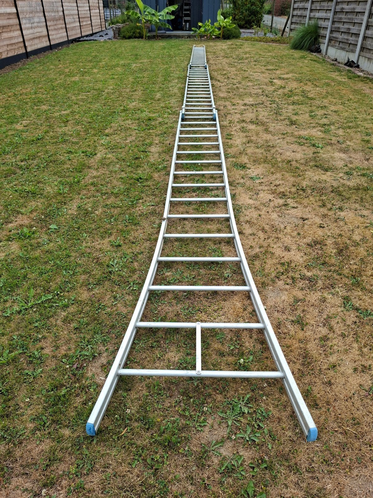 3 Dellige Schuurfbaar Allu Ladder 3  3,20 meter, Doe-het-zelf en Bouw, Ladders en Trappen, Ophalen, Gebruikt, Ladder, Opvouwbaar of Inschuifbaar