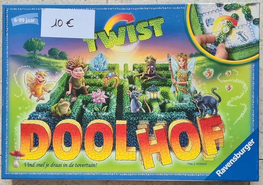 Twist doolhof, Een of twee spelers, Ophalen, Zo goed als nieuw, Ravensburger