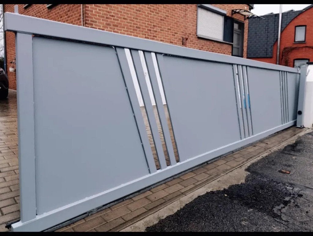 Barrière, schuifpoort van 6m20 nieuwe liquidatie 1500€