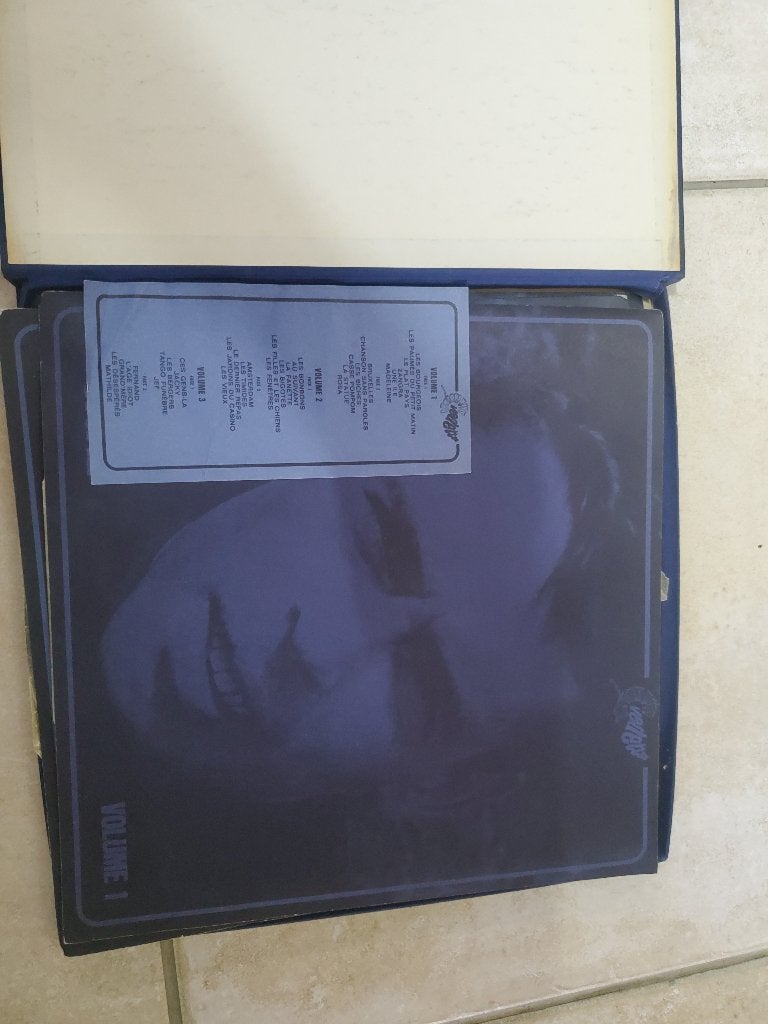Coffret 3 vinyled le grand récital de Jacques Brel, Enlèvement ou Envoi, Utilisé