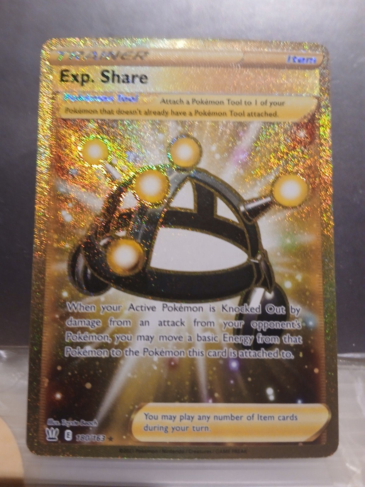 exp. share secret 180 pokemon battle styles, Enlèvement ou Envoi, Neuf, Cartes en vrac, Foil