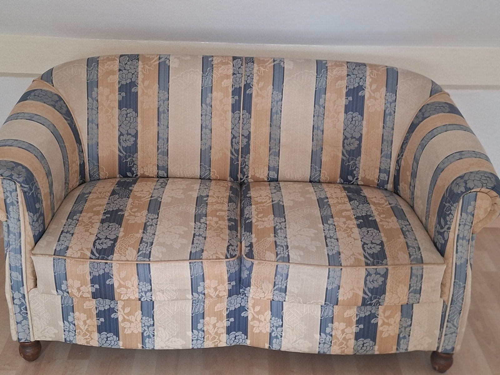 2-zits bankje, gestreept, 130 x 75 cm, Maison & Meubles, Enlèvement