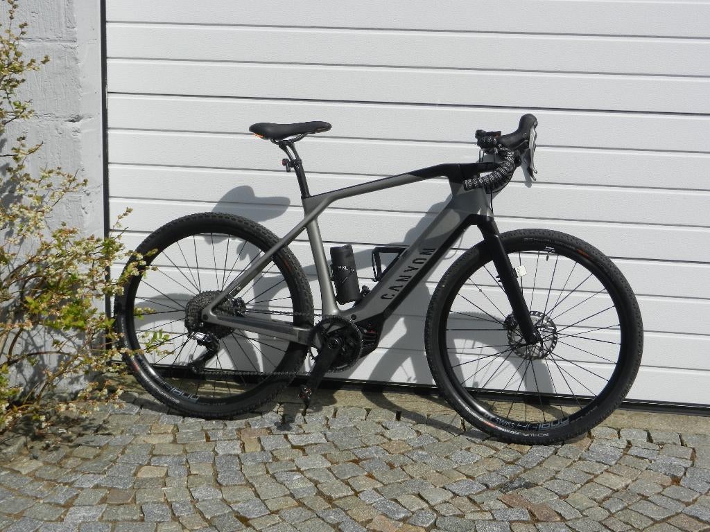 Canyon electrische grevel fiets ,carbon kader,, Fietsen en Brommers, Fietsen | Mountainbikes en ATB, Heren, 45 tot 49 cm, Zo goed als nieuw