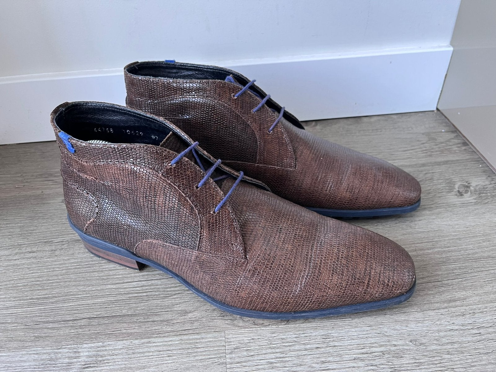 Floris van Bommel herenschoenen maat 9 / 43, Kleding | Heren, Schoenen, Bruin, Ophalen of Verzenden, Zo goed als nieuw, Veterschoenen