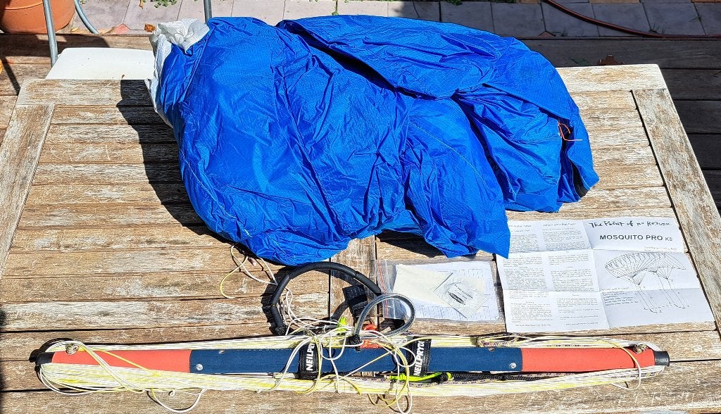 Kite Windtools Mosquito Pro KS 7,5 m, Watersport en Boten, Kitesurfen, Ophalen, Geen board, Zo goed als nieuw, Kite