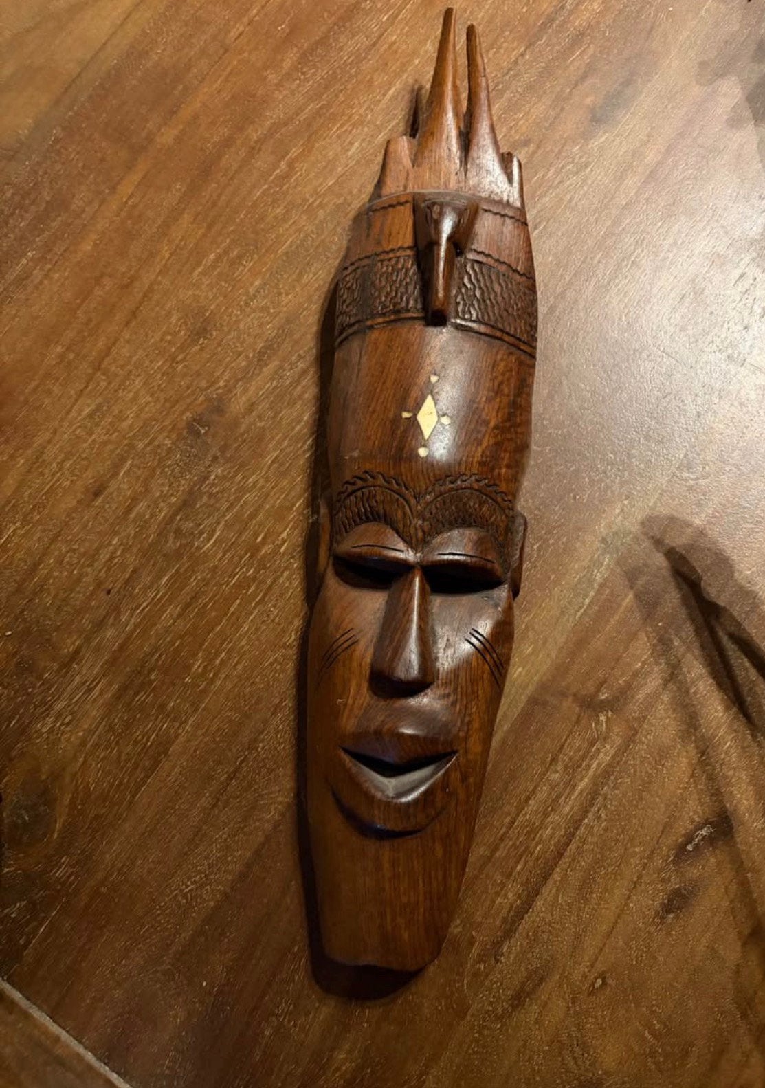 Masque africain veritable, Enlèvement, Masque