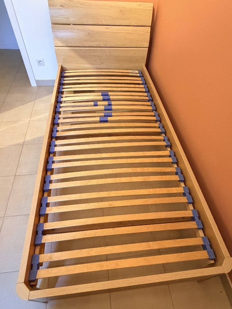 1 persoonbed 90x200 GRATIS, Huis en Inrichting, Ophalen, Gebruikt, 90 cm, Eenpersoons