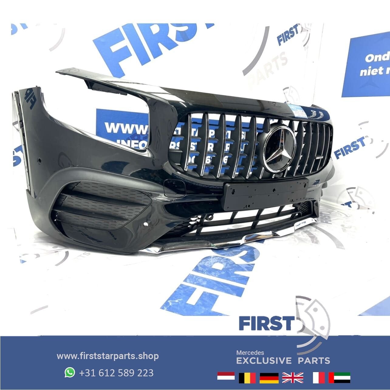 W247 X247 GLB35 AMG VOORBUMPER GLB35 BUMPER + GT GRIL ORIGIN, Gebruikt, -, Voor, Ophalen of Verzenden