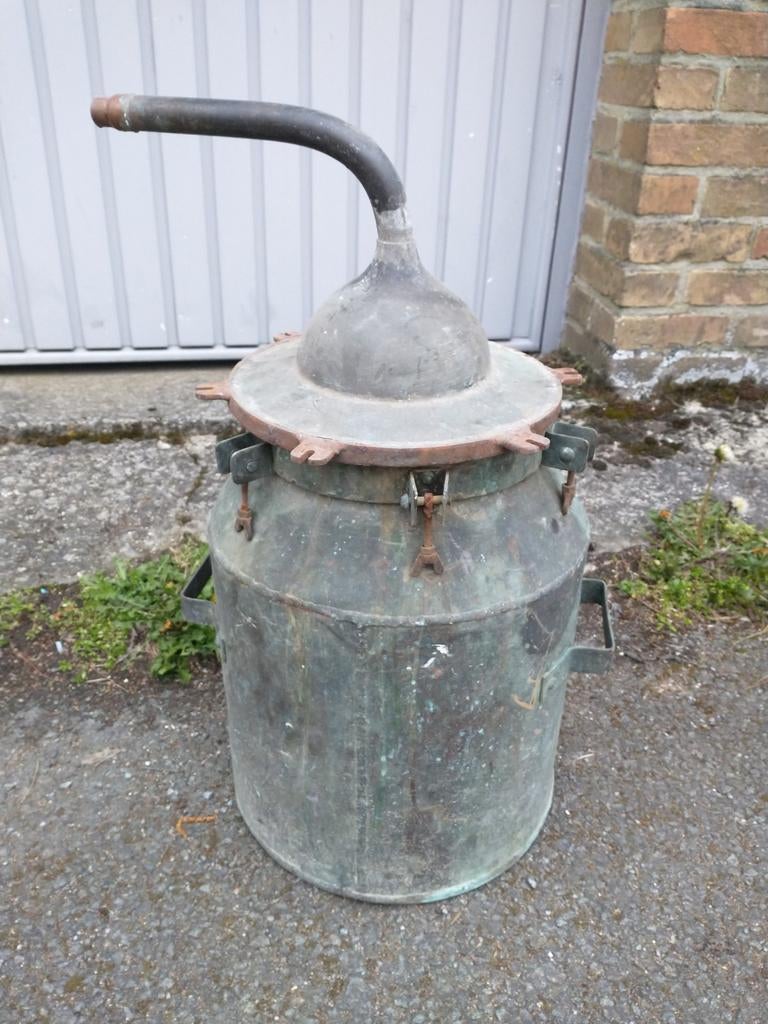 bidon ancien cuivre, Cuivre