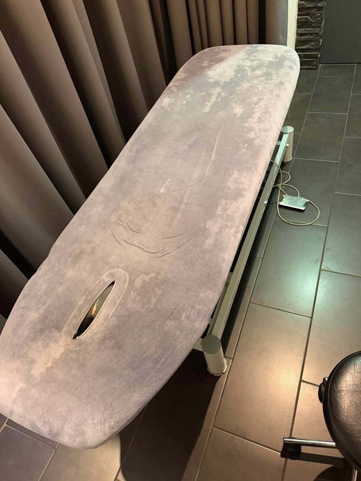 table de massage électrique, Enlèvement