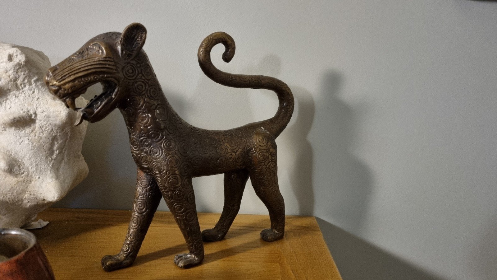 beeld luipaard Benin, Ophalen of Verzenden
