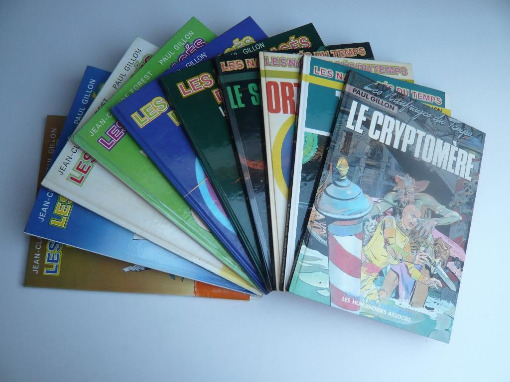 Bd LES NAUFRAGES DU TEMPS 1 à 10 (EO ttbe) avec 1 bandeau, Livres, BD, Utilisé, Série complète ou Série, Enlèvement ou Envoi