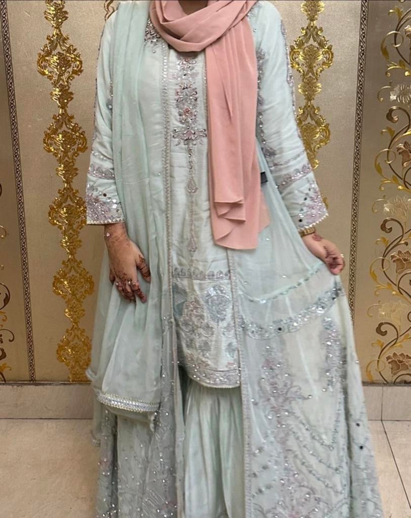 Vêtements Pakistanais Indien Bollywood Garara Femme, Ophalen of Verzenden, Zo goed als nieuw
