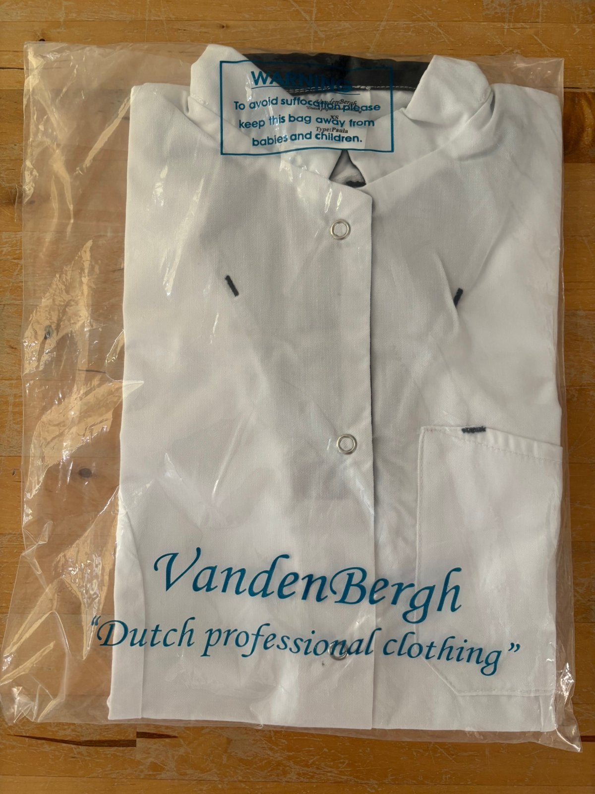 UGent diergeneeskunde - witte schort extra small, Diversen, Ophalen of Verzenden, Nieuw