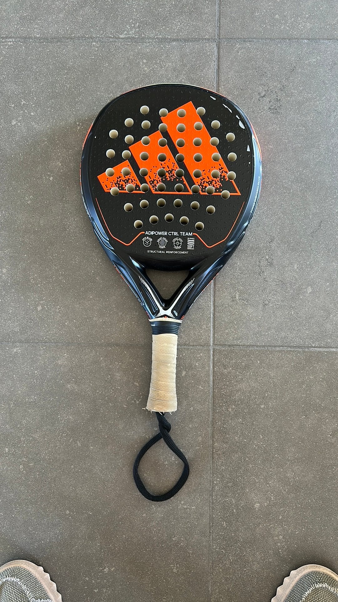 Adidas adipower control team padelracket, Enlèvement, Utilisé, Raquette de padel