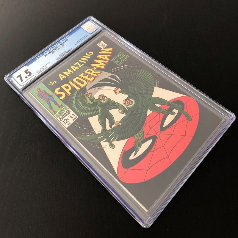 Amazing Spider-Man Vol.1 #63 CGC (1968) VF- (7.5), Boeken, Strips | Comics, Eén comic, Amerika, Marvel Comics, Verzenden