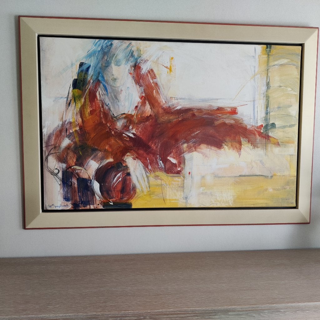 Schilderij van Ann Speybrouck, Ophalen
