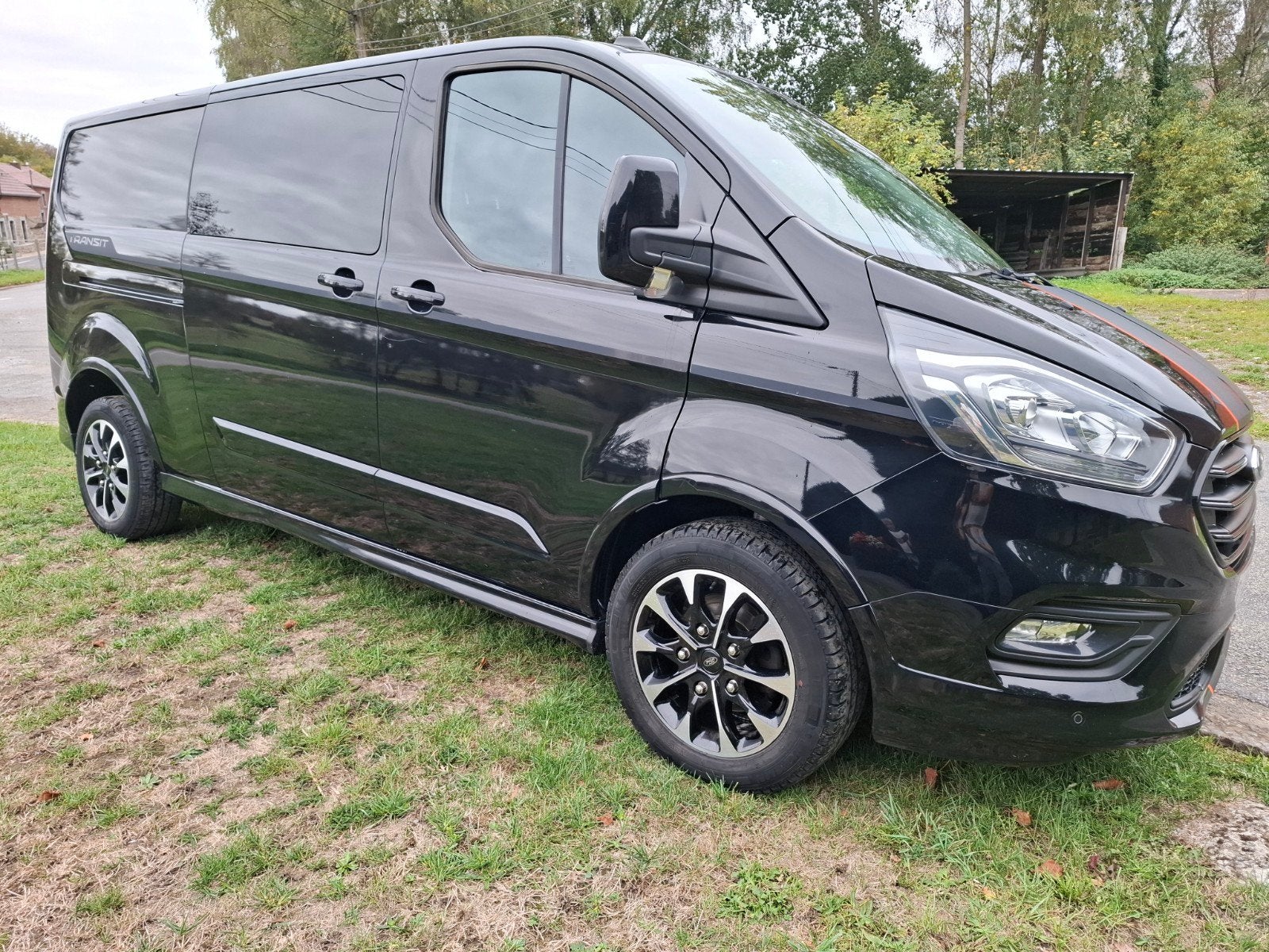 ford transit custom 5 places tva déductible, Autos, Cuir, 6 portes, Euro 6, Boîte manuelle