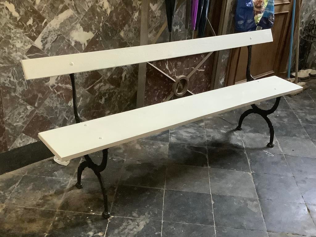 Banc de jardin, Enlèvement, Utilisé
