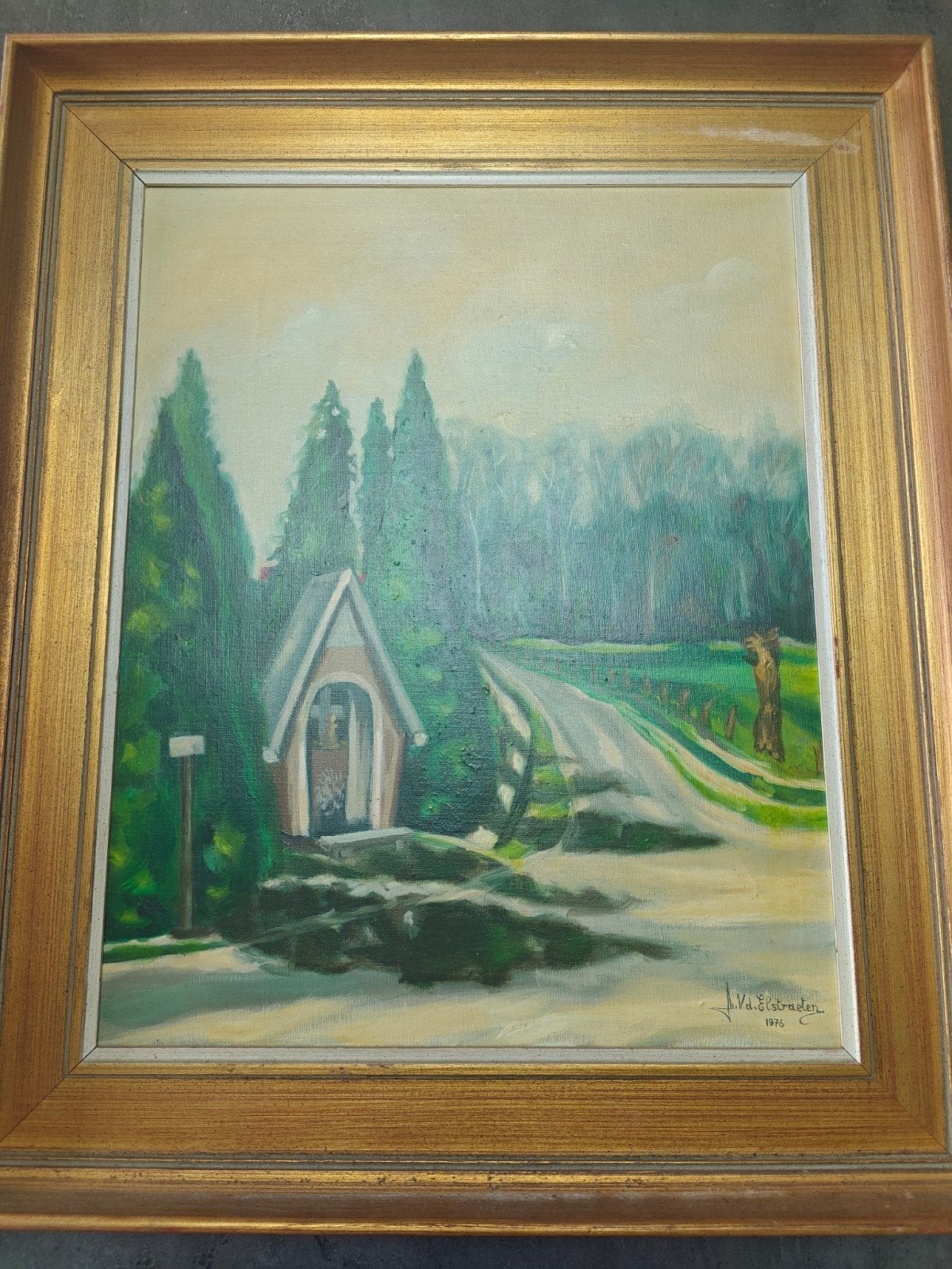 prachtig schilderij te koop, Ophalen