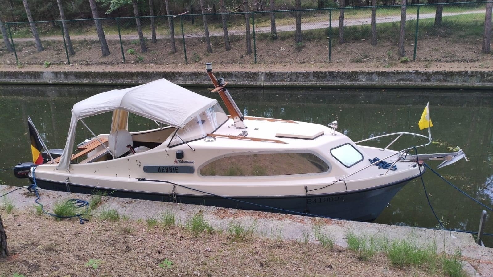 Shetland speedwell met trailer, Watersport en Boten, Motorboten en Motorjachten, Buitenboordmotor, Trailer, Shetland, Ophalen