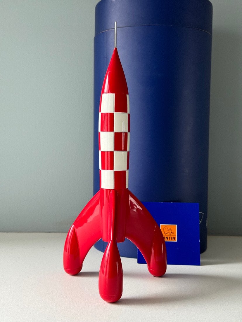 La fusée moulinsart 29cm tintin avec pointe, Collections, Enlèvement ou Envoi, Comme neuf
