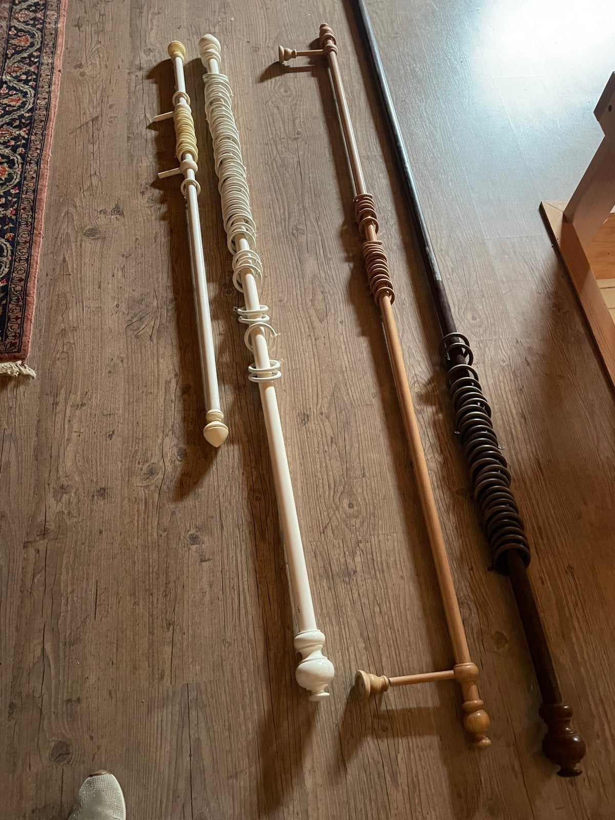 Houten stokken, Gebruikt, 180 cm, Hout, Ophalen of Verzenden