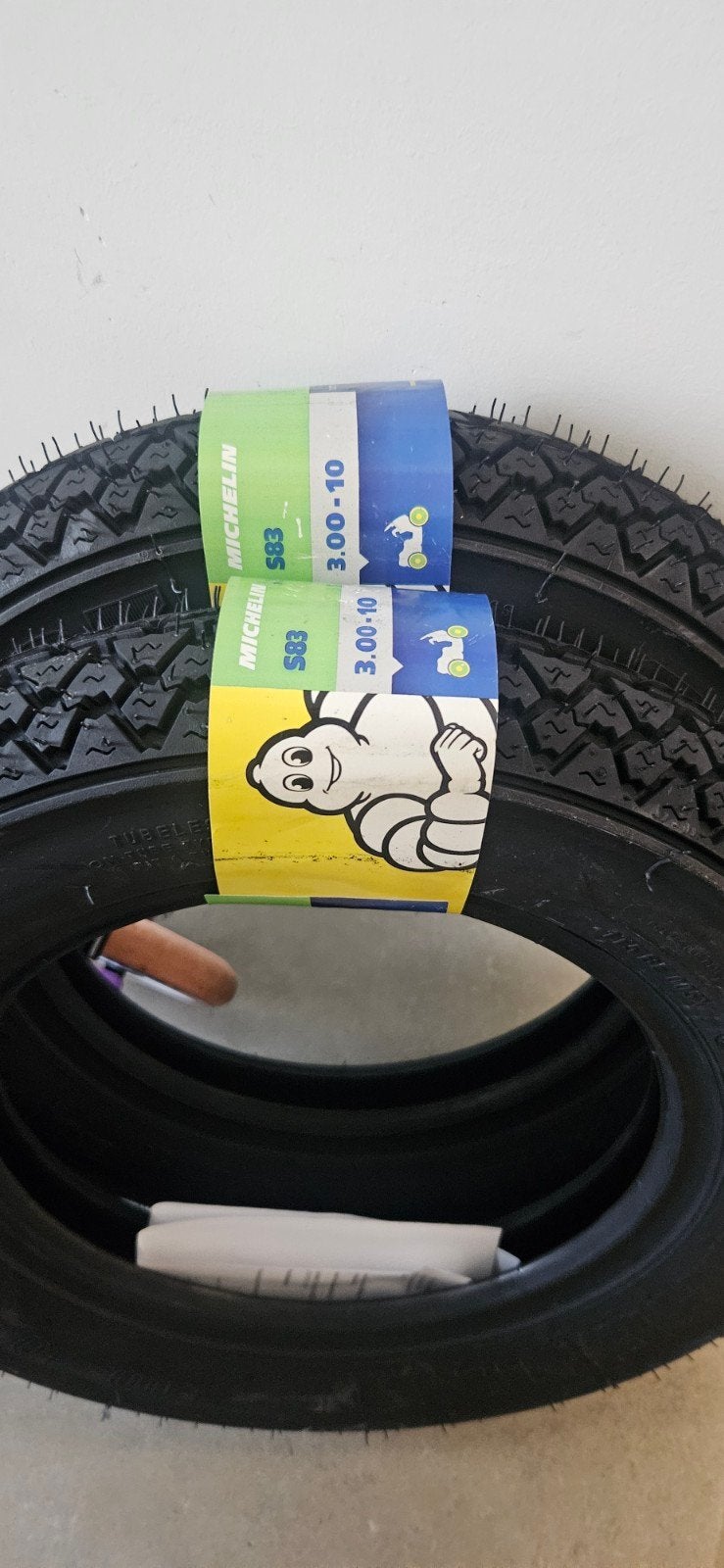 Kit de pneus Michelin pour Vespa Px ou Lml Star en raison d', Enlèvement