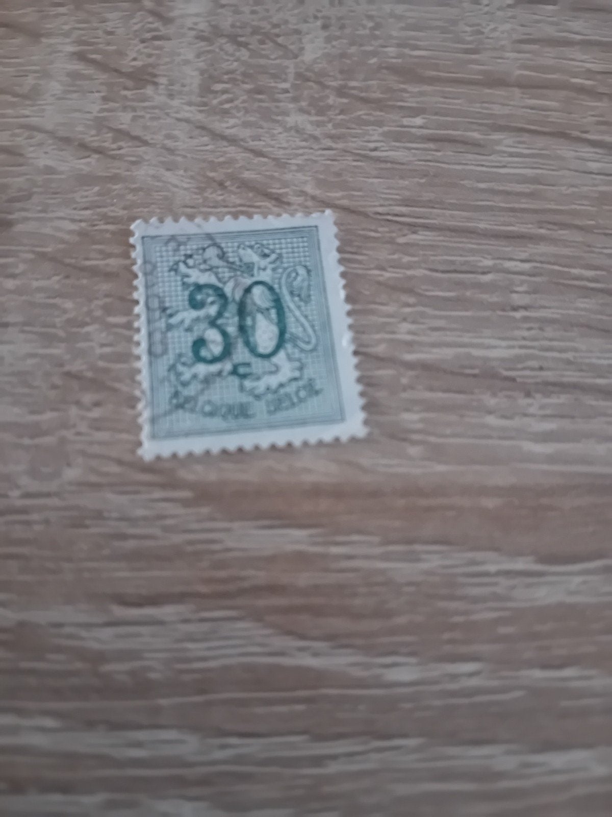 Timbre 1027 (1957), Enlèvement ou Envoi, Sans enveloppe, Affranchi, Timbre-poste