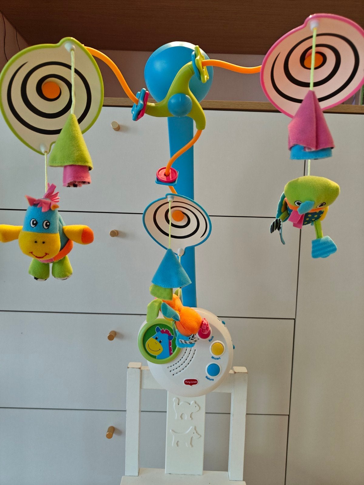 tiny love classic mobile, Kinderen en Baby's, Ophalen, Overige merken, Zo goed als nieuw, Meerkleurig