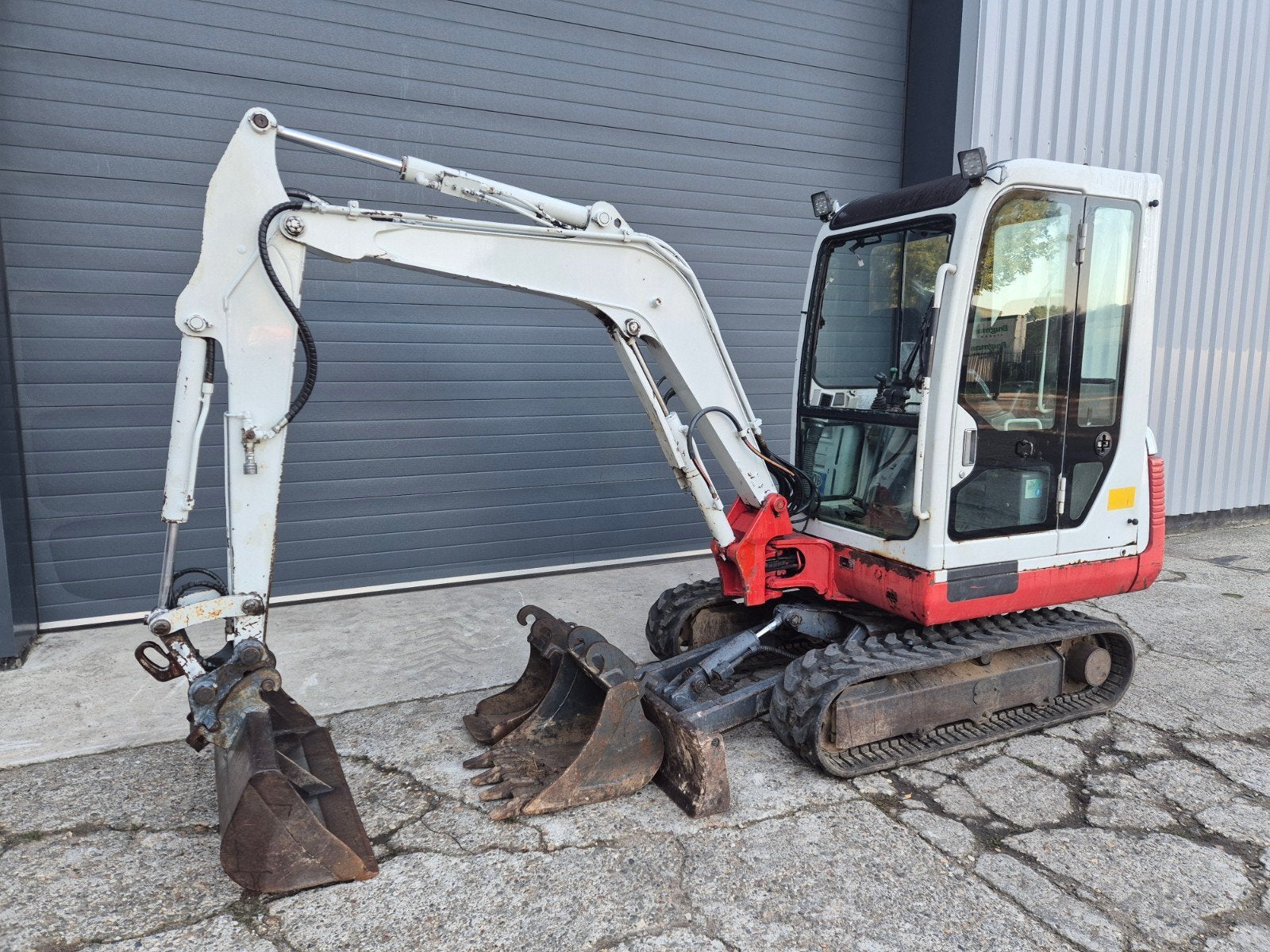 Mini-excavatrice Takeuchi TB125, Enlèvement, Excavatrice