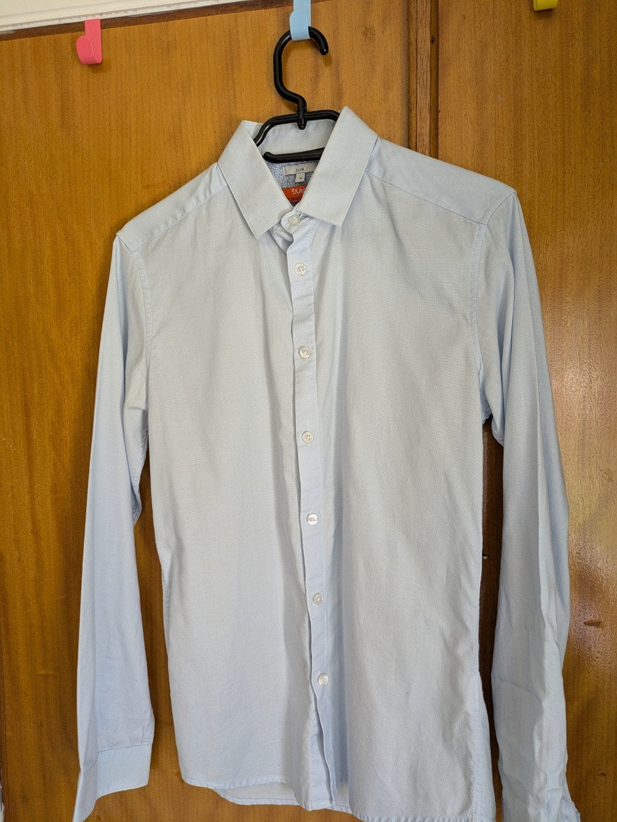 lichtblauw hemd Jules S, Kleding | Heren, Jules, Blauw, Halswijdte 38 (S) of kleiner, Ophalen of Verzenden