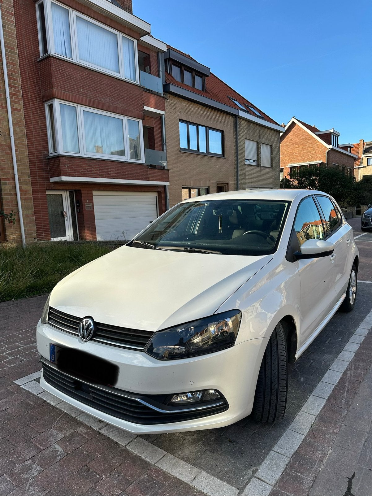 Volkswagen polo 2016 benzine, Auto's, Monovolume, Euro 6, Wit, Handgeschakeld