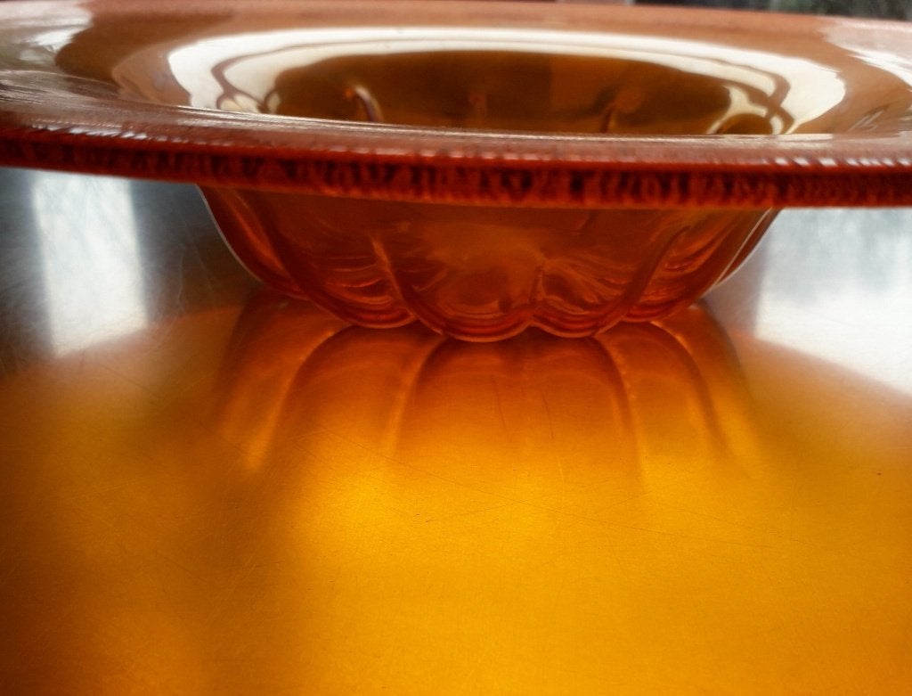 bol 'myra' orange irisé - WMF - cristal, Enlèvement ou Envoi