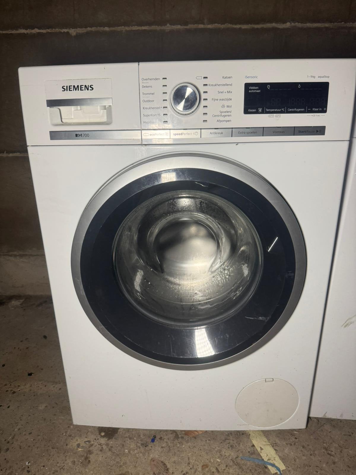 SIEMENS WASMACHINE 9KG A+++ (GARANTIE), Ophalen, Zo goed als nieuw