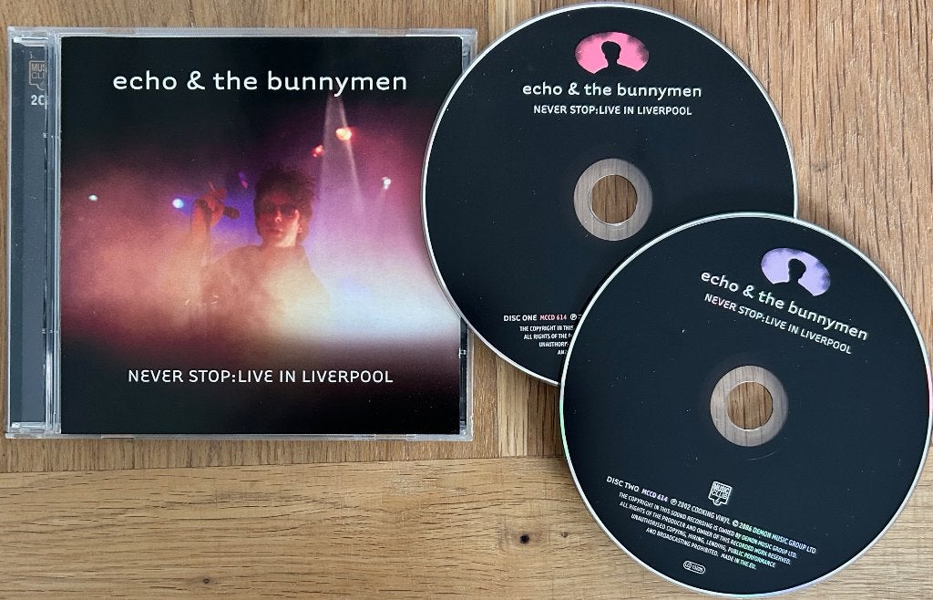 ECHO & BUNNYMEN - Never stop: Live in Liverpool ( 2CD ), Ophalen of Verzenden, Zo goed als nieuw, Indie Rock, Live-album