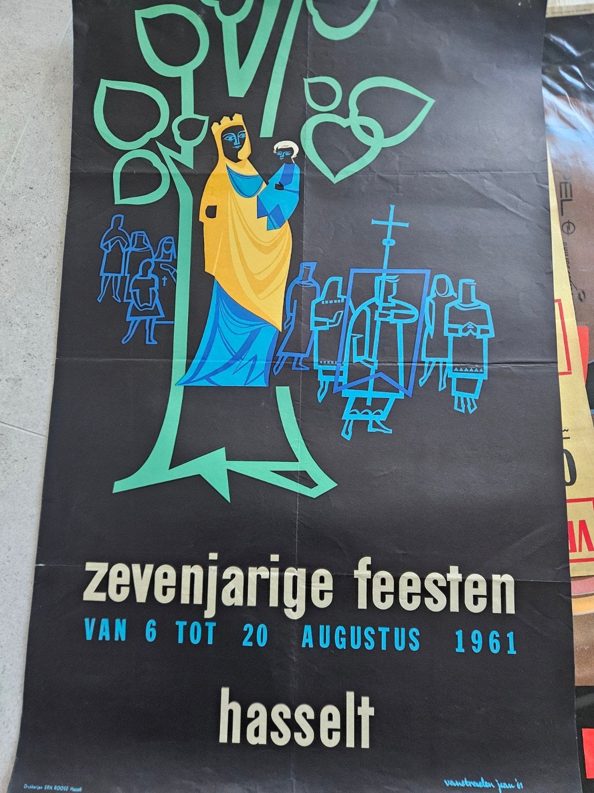 Affiche Hasselt 1961, Verzenden